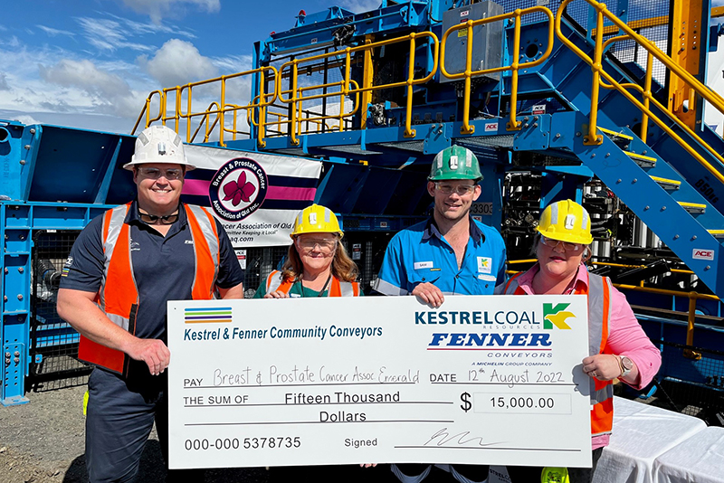 Fenner Conveyors create colourful contribution to community