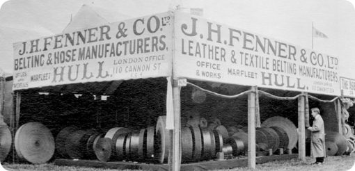 Photo of one of the first Fenner Dunlop facilities (19th century)